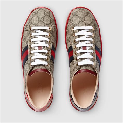 gucci sneaker low|gg supreme low top sneakers.